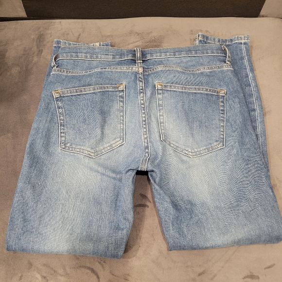 Everlane Ankle Cropped Light Wash Jeans Size 27 - Picture 4 of 9